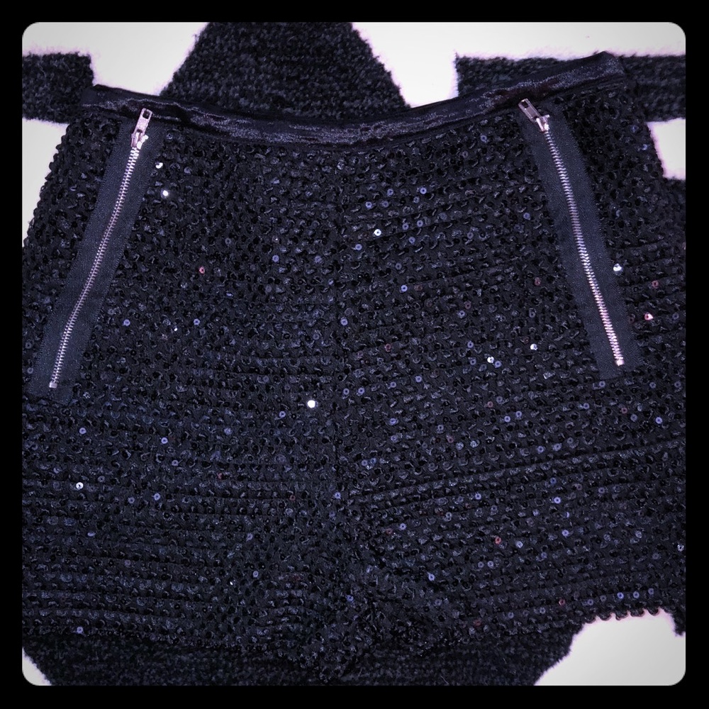 Sequin shorts